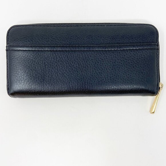 MICHAEL KORS | Black Leather Zip Top Wallet - Picture 3 of 7